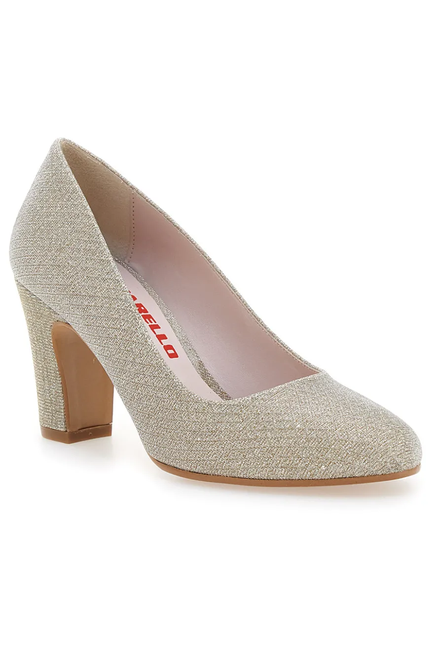 Décolleté Platino con Punta Arrotondata PITTARELLO GLAM 3557