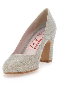 Décolleté Platino con Punta Arrotondata PITTARELLO GLAM 3557