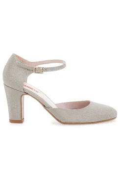 Décolleté Platino Tacco 8 Cm Pittarello Romantic 2569