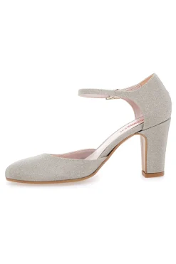 Décolleté Platino Tacco 8 Cm Pittarello Romantic 2569