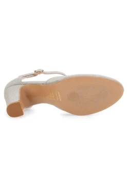 Décolleté Platino Tacco 8 Cm Pittarello Romantic 2569
