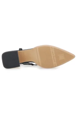 Décolleté Rosa e Nere Con Cinturino Slingback Laura Biagiotti 8604