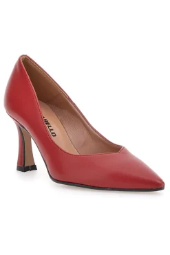 Décolleté Rosse Con Tacco 8 cm Made In Italy Pittarello 3354