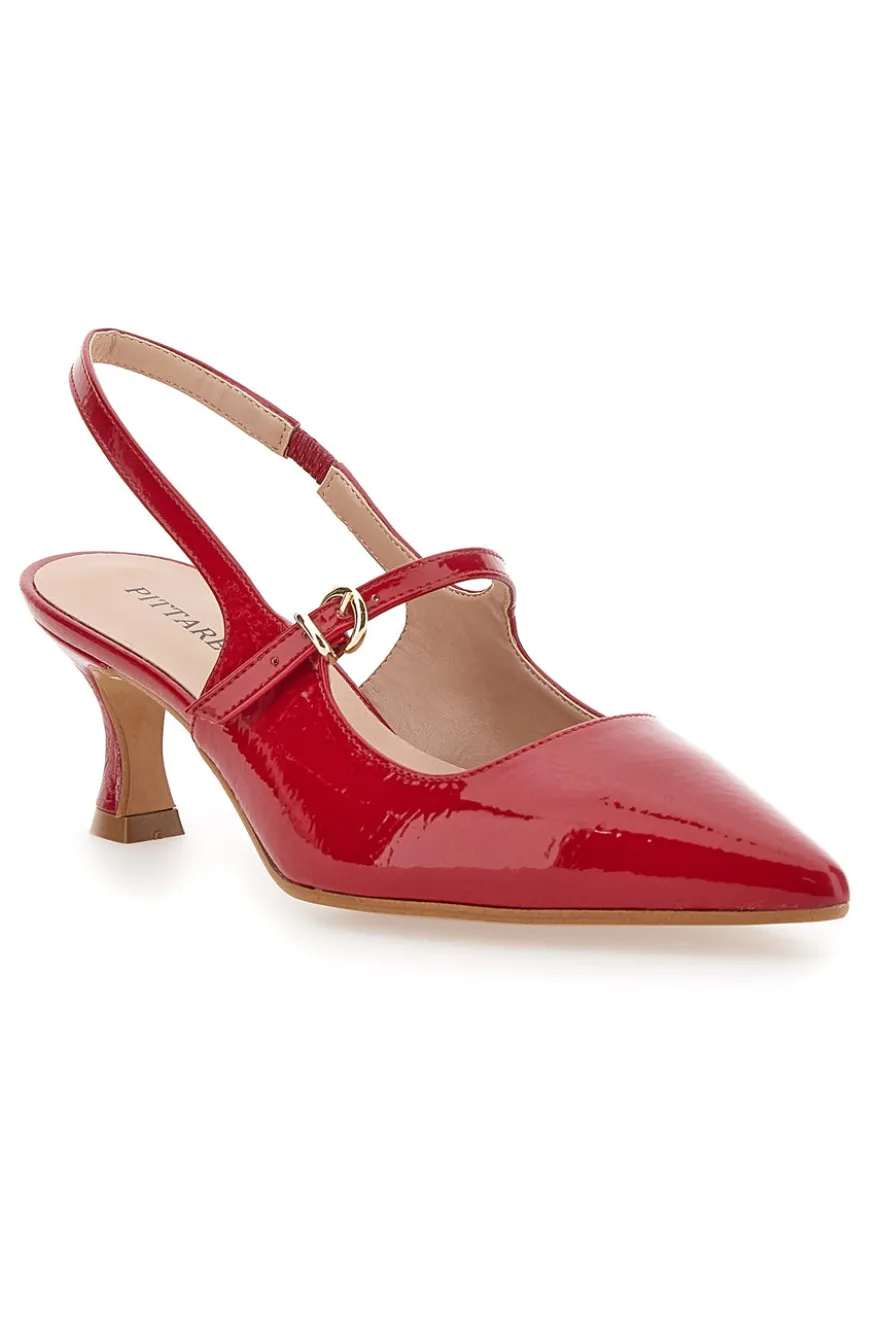Décolleté Rosse In Vernice Pittarello Couture 507P