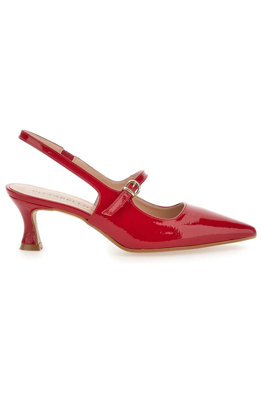 Décolleté Rosse In Vernice Pittarello Couture 507P