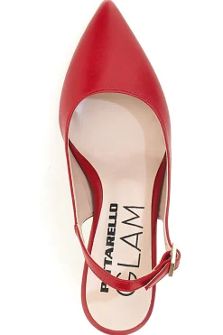 Décolleté Rosse Slingback con Tacco Medio PITTARELLO GLAM 2371