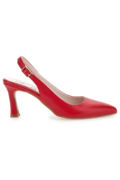 Décolleté Rosse Slingback con Tacco Medio PITTARELLO GLAM 2371