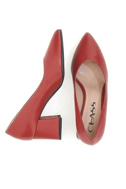 Décolleté Rosso con tacco largo Pittarello class 774