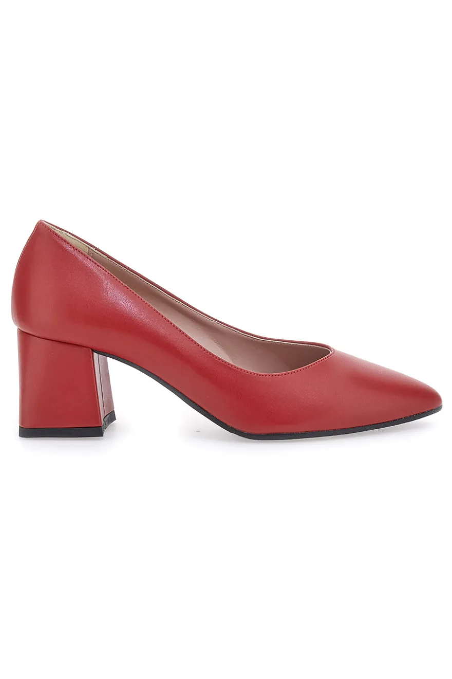Décolleté Rosso con tacco largo Pittarello class 774