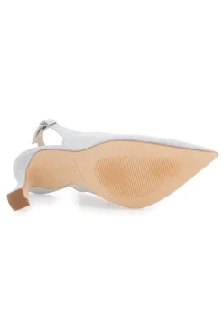 Décolleté Slingback Argento a Punta con Tacco Alto PITTARELLO LOVE 3356