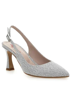 Décolleté Slingback Argento con Tacco a Punta PITTARELLO ROMANTIC 5371