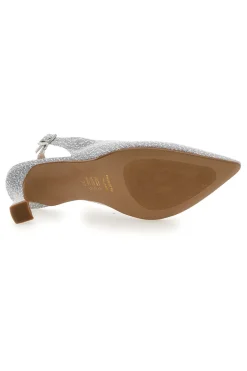 Décolleté Slingback Argento con Tacco a Punta PITTARELLO ROMANTIC 5371