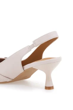 Décolleté Slingback Beige a Punta con Cinturini Decorativi LE HAVRE PARIS CMJ2405315