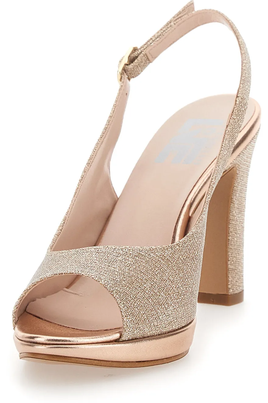 Décolleté Slingback Cipria Effetto Raso PITTARELLO LOVE 4477