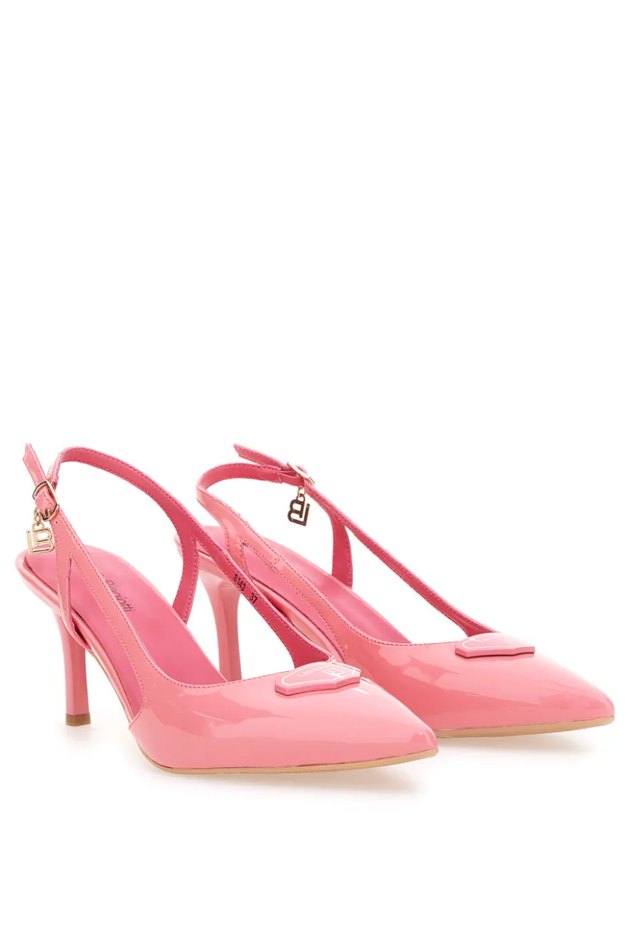 Décolleté Slingback Laura Biagiotti 8143 Fucsia