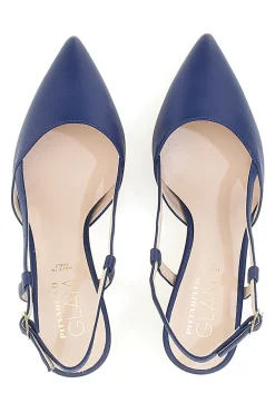 Décolleté Slingback Navy con Tacco Medio PITTARELLO GLAM 3358