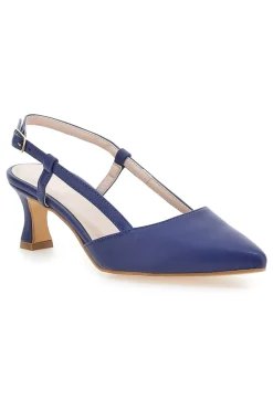 Décolleté Slingback Navy con Tacco Medio PITTARELLO GLAM 3358
