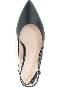 Décolleté Slingback Nere a Punta con Tacco Basso PITTARELLO GLAM 3614