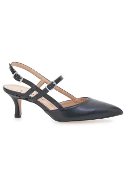 Décolleté Slingback Nere a Punta con Cinturini PITTARELLO COUTURE 1175