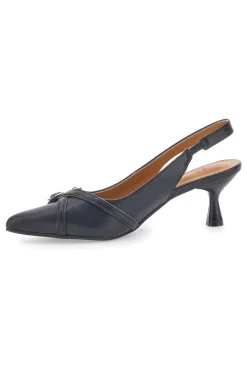 Décolleté Slingback Nere a Punta con Cinturini Decorativi LE HAVRE PARIS CMJ2405315
