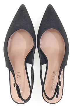 Décolleté Slingback Nere a Punta FIRST LADY P529