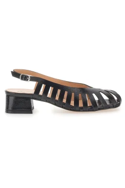 Décolleté Slingback Nere Con Tacco Basso e Punta Chiusa PITTARELLO COUTURE 3906