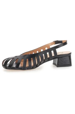 Décolleté Slingback Nere Con Tacco Basso e Punta Chiusa PITTARELLO COUTURE 3906