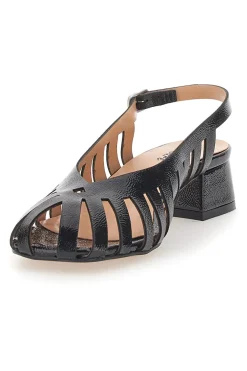 Décolleté Slingback Nere Con Tacco Basso e Punta Chiusa PITTARELLO COUTURE 3906