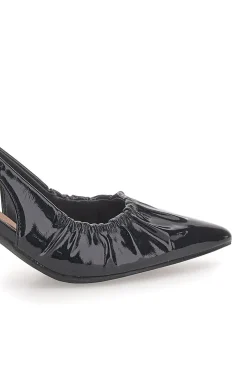 Décolleté Sling-back Nere Con Tacco First Lady P593