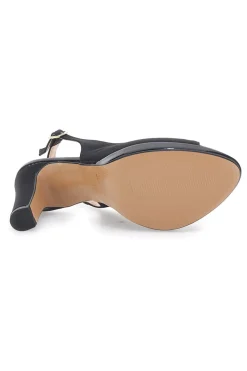 Décolleté Slingback Nere Effetto Raso PITTARELLO LOVE 4477