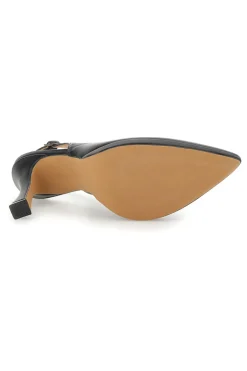Décolleté Slingback Nere Eleganti con Tacco Alto Mon Dieu 1929Q35