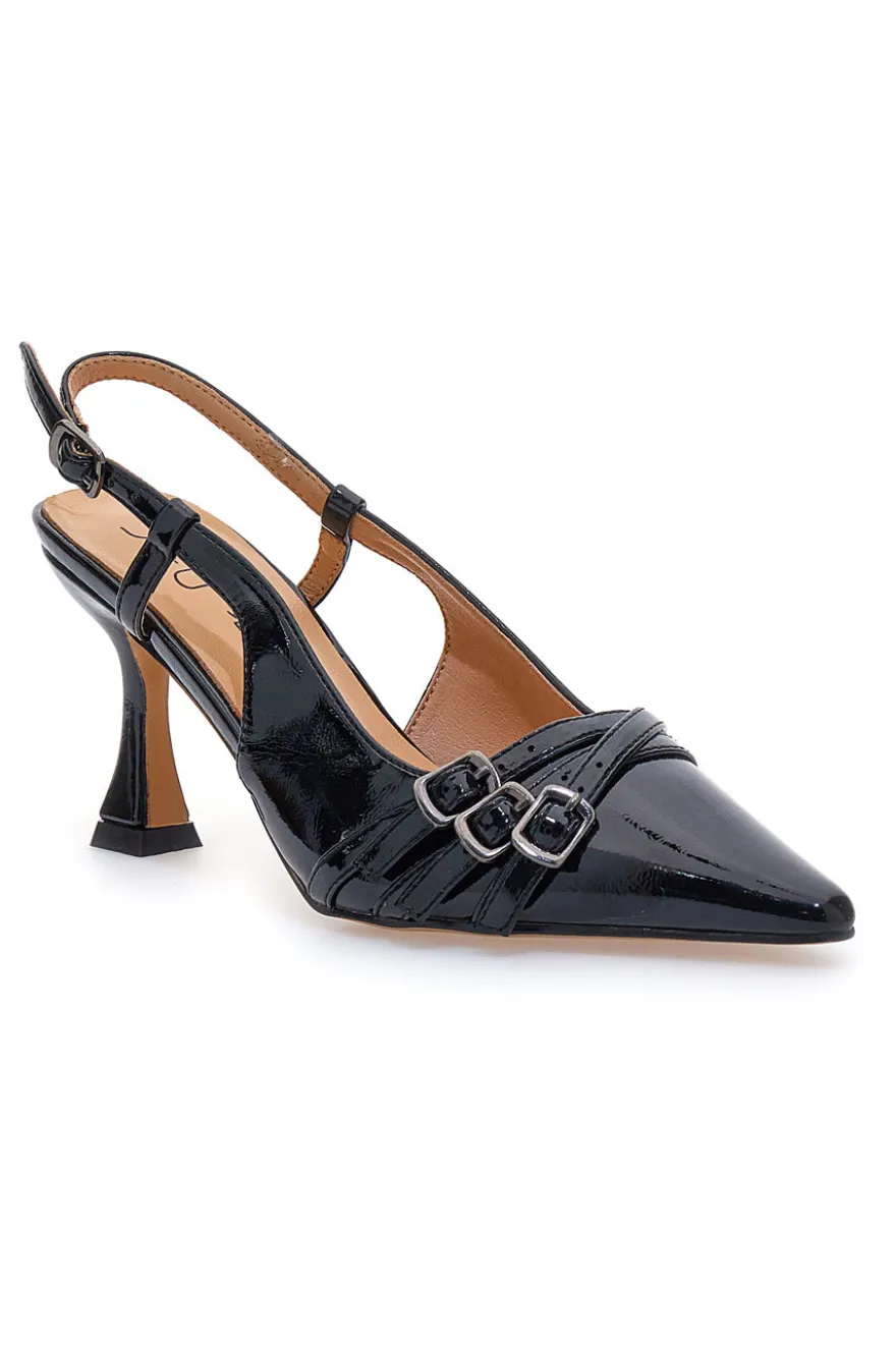 Décolleté Sling-back Nere Mon dieu 8830Q28