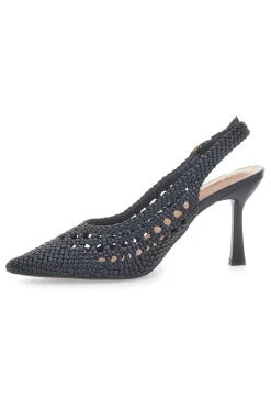 Décolleté Sling-back Nero First Lady P588
