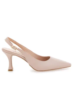 Décolleté Slingback Nude a Punta Pittarello Couture 8318
