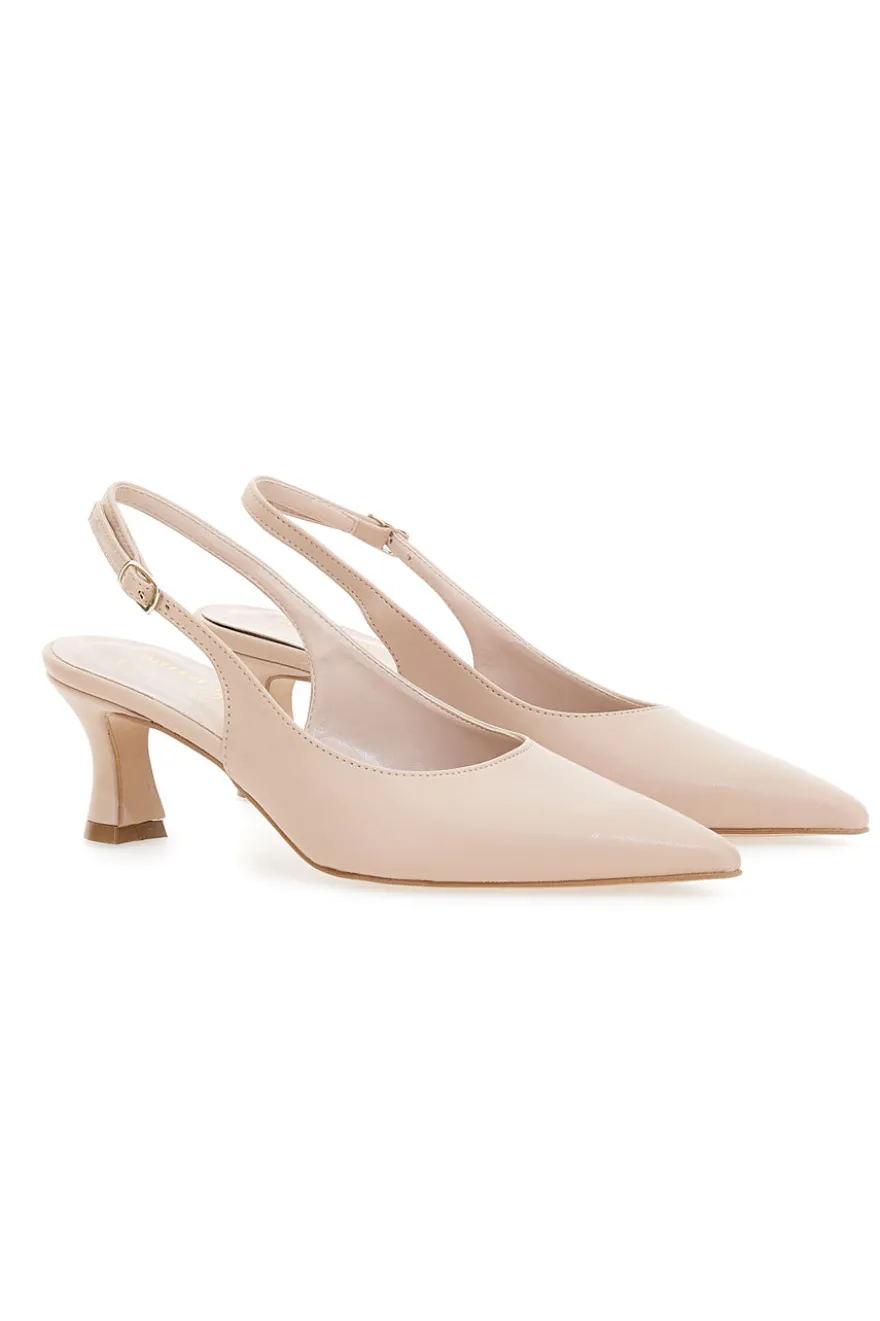 Décolleté Slingback Nude a Punta PITTARELLO GLAM 3793/R