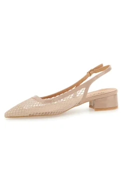 Décolleté Slingback Nude con Tomaia Traforata Mon Dieu 883137