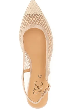 Décolleté Slingback Nude con Tomaia Traforata Mon Dieu 883137