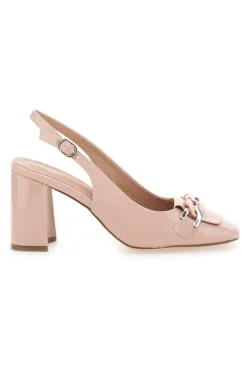 Décolleté Slingback Nude con Fibbia FIRST LADY 586