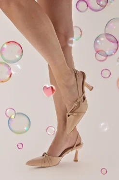 Décolleté Slingback Nude con Cinturini FIRST LADY 9532