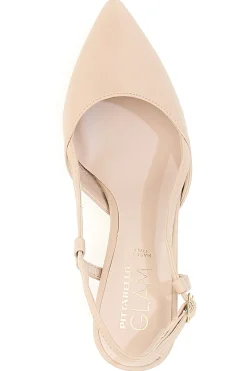 Décolleté Slingback Nude con Tacco Medio PITTARELLO GLAM 3358