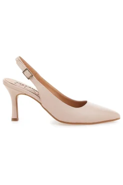 Décolleté slingback nude Made in Italy Pittarello Glam 935
