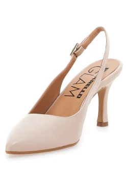 Décolleté slingback nude Made in Italy Pittarello Glam 935