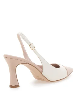 Décolleté slingback Nude Panna con Punta Nude PITTARELLO LOVE 256