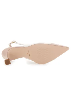 Décolleté slingback Nude Panna con Punta Nude PITTARELLO LOVE 256