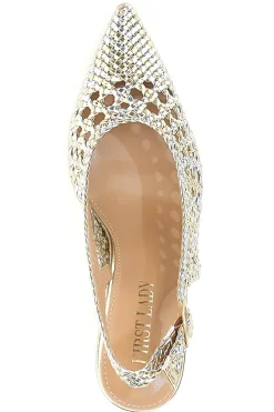 Décolleté Sling-back Oro First Lady P588
