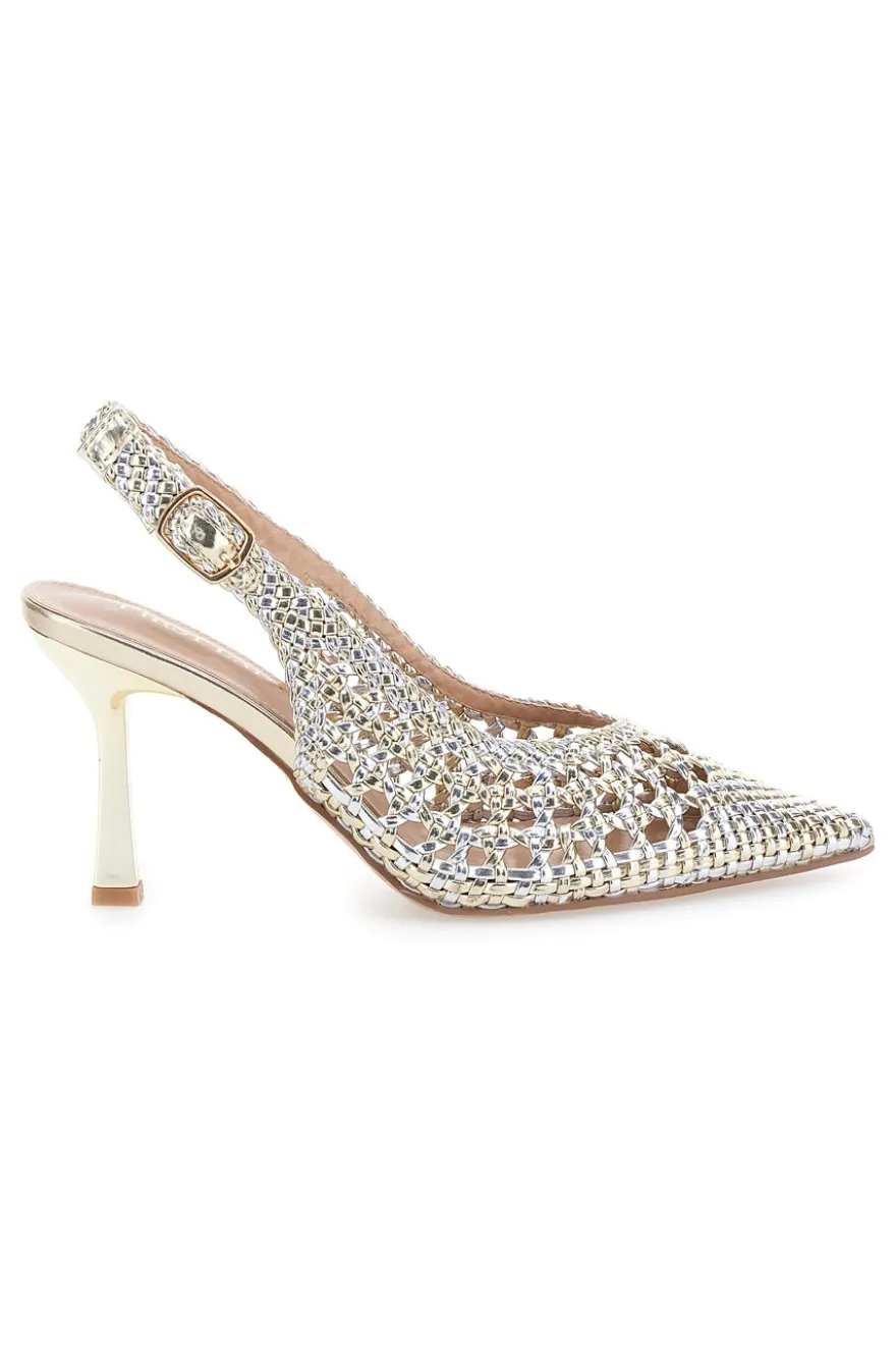 Décolleté Sling-back Oro First Lady P588