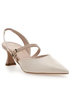 Décolleté Slingback Panna Pittarello Glam 502