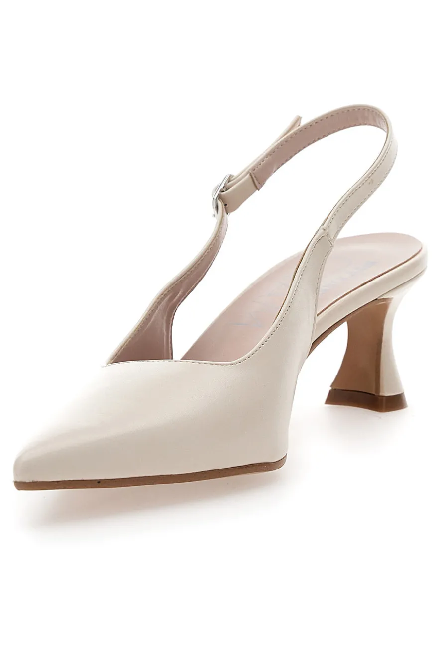 Décolleté Slingbck Panna Pittarello Glam 503