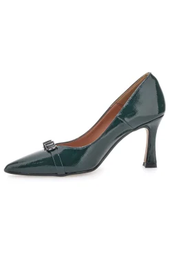 Décolleté Verdi Con Tacco 8 Made In Italy cm Pittarello P7025