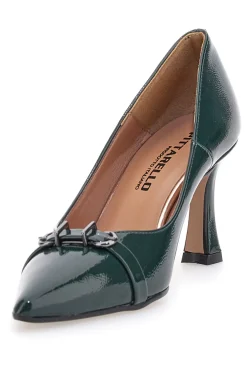 Décolleté Verdi Con Tacco 8 Made In Italy cm Pittarello P7025